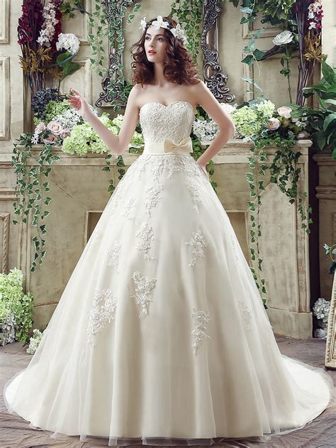 shein white wedding dress